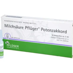 MILCHSÄURE Pflüger Potenzakkord Inj.-Lsg.Amp. 10 St