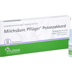 MILCHSÄURE Pflüger Potenzakkord Inj.-Lsg.Amp. 10 St