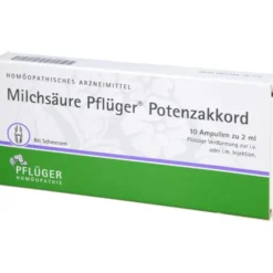 MILCHSÄURE Pflüger Potenzakkord Inj.-Lsg.Amp. 10 St