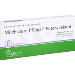 MILCHSÄURE Pflüger Potenzakkord Inj.-Lsg.Amp. 10 St