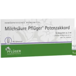 MILCHSÄURE Pflüger Potenzakkord Inj.-Lsg.Amp. 10 St