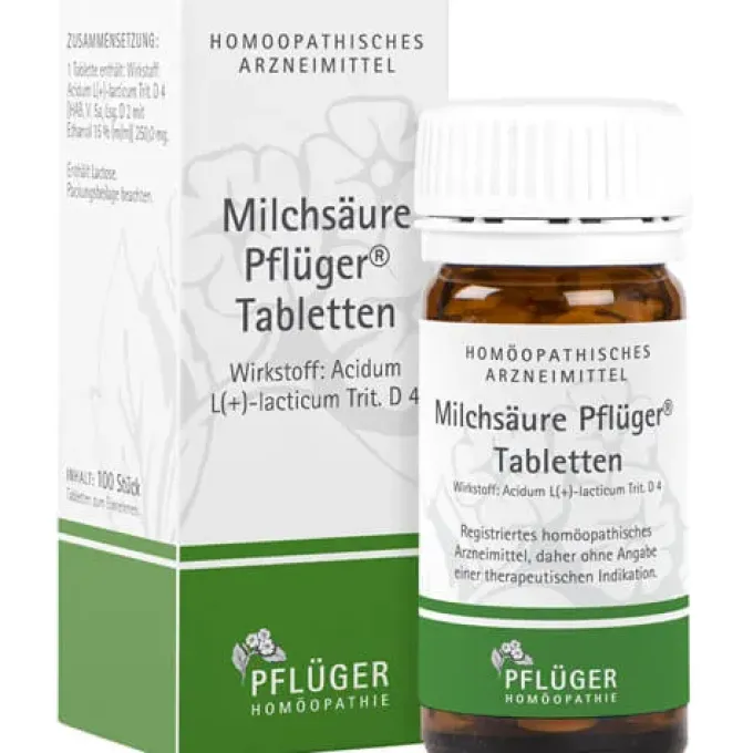 MILCHSÄURE Pflüger Tabletten 100 St