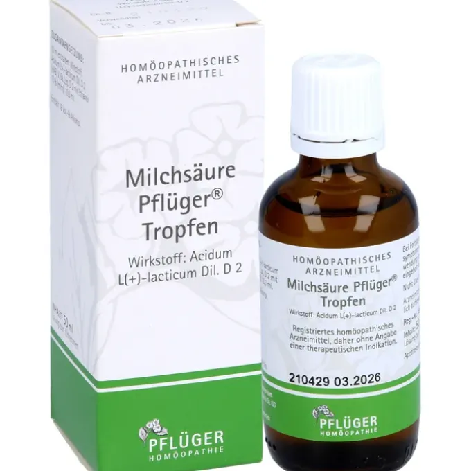 MILCHSÄURE Pflüger Tropfen 50 ml