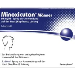 MINOXICUTAN Männer 50 mg/ml Spray 180 ml