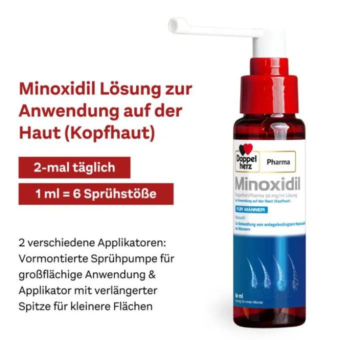 MINOXIDIL DoppelherzPhar.50mg/ml Lsg.Anw.Haut Mann 180 ml