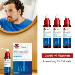 MINOXIDIL DoppelherzPhar.50mg/ml Lsg.Anw.Haut Mann 180 ml