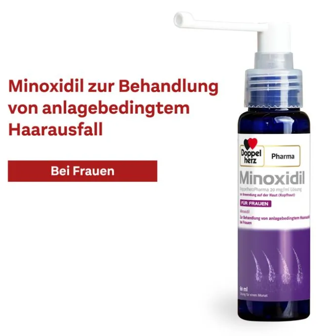 MINOXIDIL DoppelherzPhar.20mg/ml Lsg.Anw.Haut Frau 180 ml