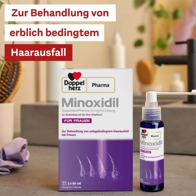 MINOXIDIL DoppelherzPhar.20mg/ml Lsg.Anw.Haut Frau 180 ml