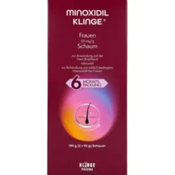 MINOXIDIL Klinge Frauen 50 mg/g Schaum 190 g