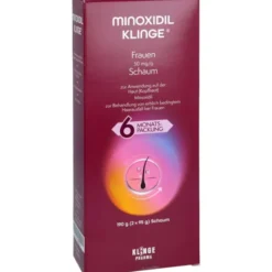 MINOXIDIL Klinge Frauen 50 mg/g Schaum 190 g