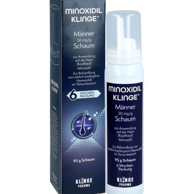 MINOXIDIL Klinge Männer 50 mg/g Schaum 95 g