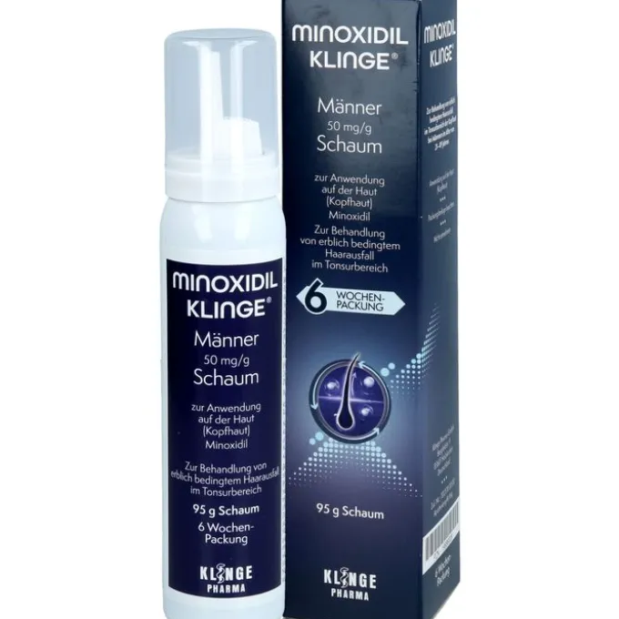MINOXIDIL Klinge Männer 50 mg/g Schaum 95 g