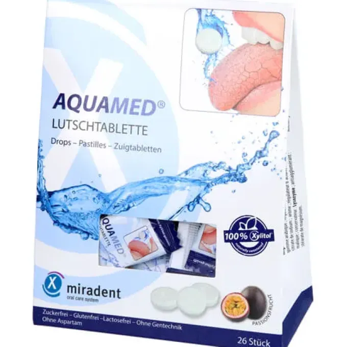 MIRADENT Aquamed Mundtrockenheit Lutschtabletten 60 g