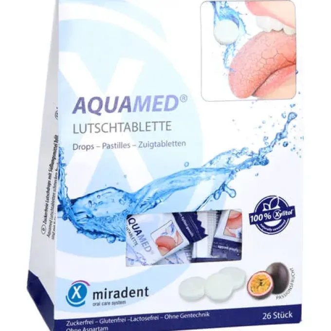MIRADENT Aquamed Mundtrockenheit Lutschtabletten 60 g