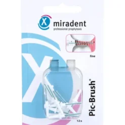 MIRADENT Interd.Pic-Brush Ersatzb.fein weiß 12 St