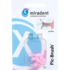 MIRADENT Interd.Pic-Brush Ersatzb.xx-fein pink 12 St