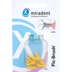MIRADENT Interd.Pic-Brush Ersatzb.x-fein gelb 12 St