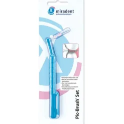 MIRADENT Interd.Pic-Brush Set 1Halt+1Bü.tran.blau 1 St