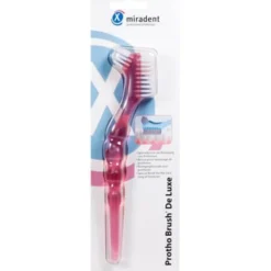MIRADENT Prothesenbürste Protho Brush pink trans. 1 St