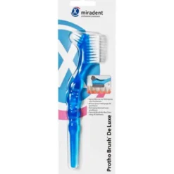 MIRADENT Prothesenbürste Protho Brush blau trans. 1 St