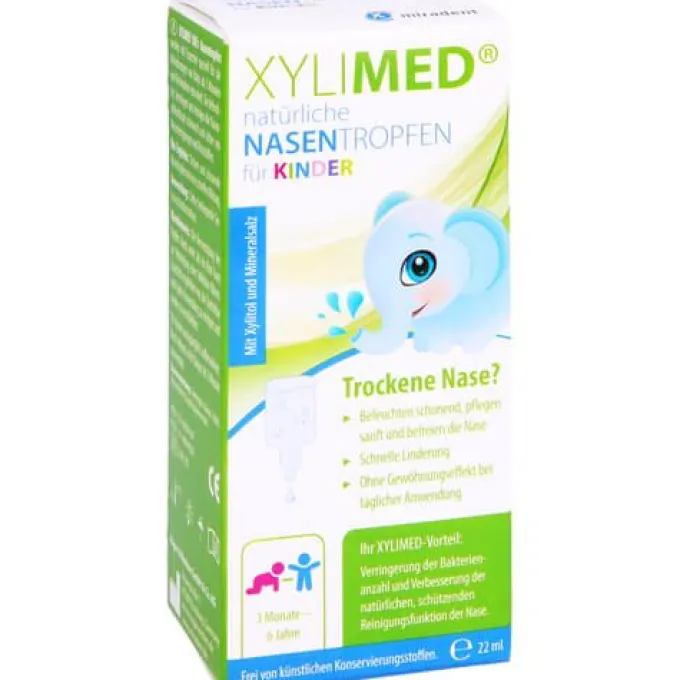 MIRADENT Xylimed Kid's natürliche Nasentropfen 22 ml