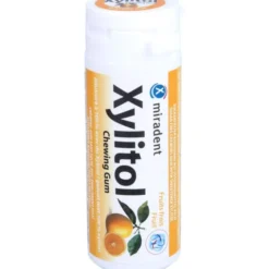 MIRADENT Xylitol Chewing Gum Frucht 30 Stück