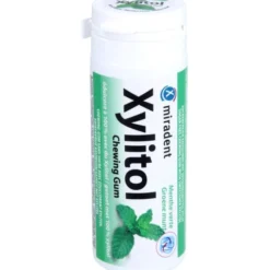 MIRADENT Xylitol Chewing Gum Spearmint 30 Stück