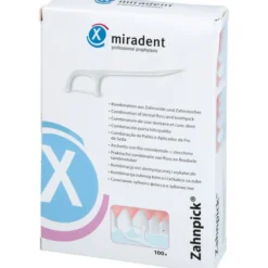 MIRADENT Zahnseidensticks Zahnpick 100 St