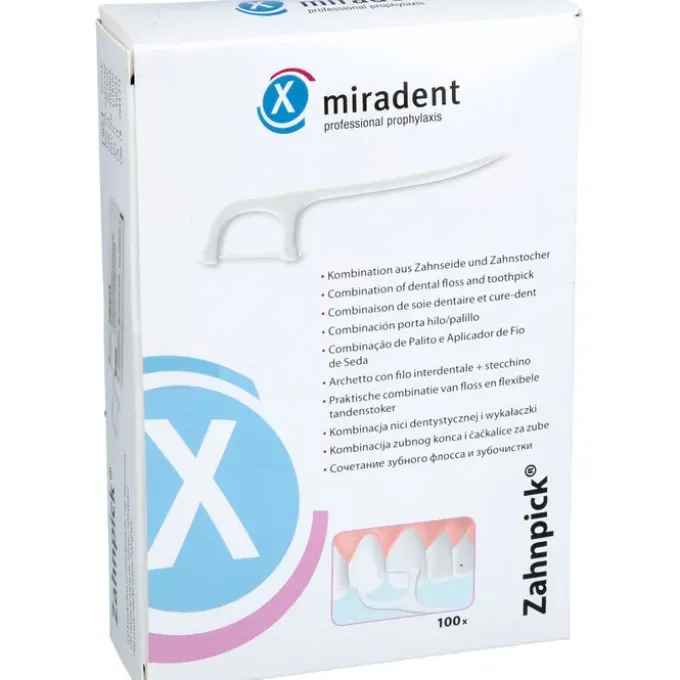 MIRADENT Zahnseidensticks Zahnpick 100 St