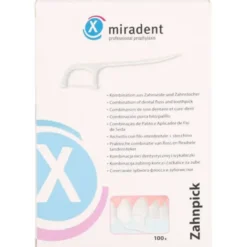 MIRADENT Zahnseidensticks Zahnpick 100 St