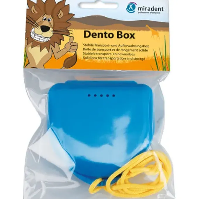 MIRADENT Zahnspangenbox Dento Box I blau 1 St