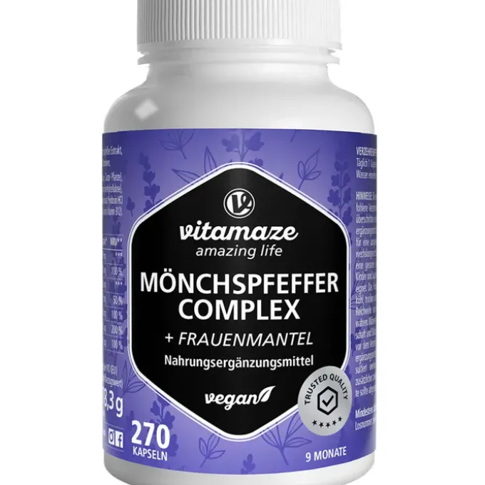 MÖNCHSPFEFFER COMPLEX Frauenmantel Vit.C Folsäure 270 Stück