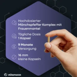 MÖNCHSPFEFFER COMPLEX Frauenmantel Vit.C Folsäure 270 Stück