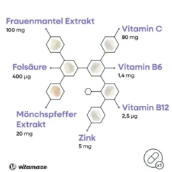 MÖNCHSPFEFFER COMPLEX Frauenmantel Vit.C Folsäure 270 Stück