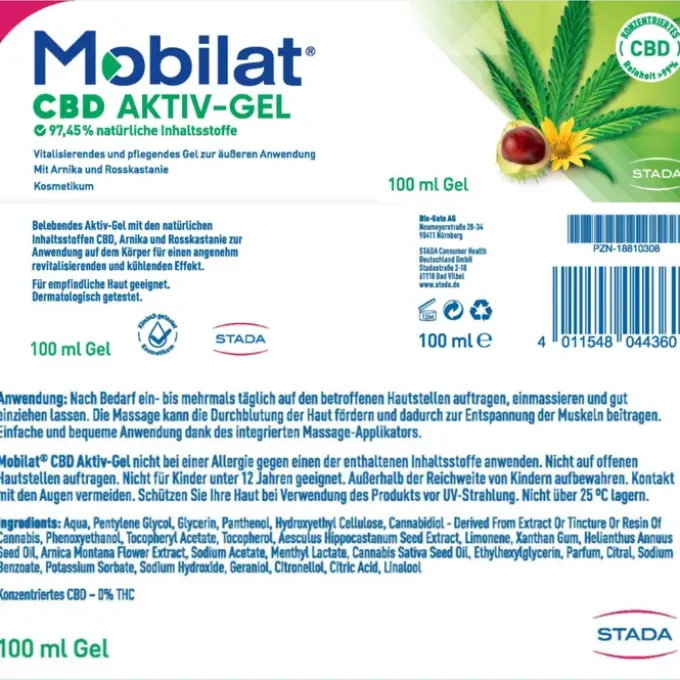 MOBILAT CBD AKTIV-GEL 100 ml