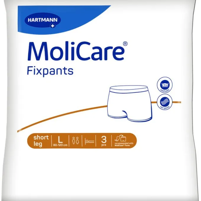 MOLICARE Fixpants short leg Gr.L 3 St