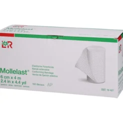 MOLLELAST Binden 6 cmx4 m weiß lose 100 St