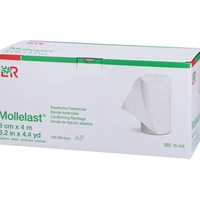 MOLLELAST Binden 8 cmx4 m weiß lose 100 St