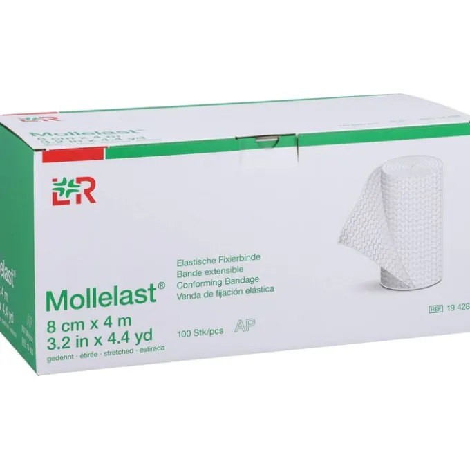 MOLLELAST Binden 8 cmx4 m weiß lose 100 St