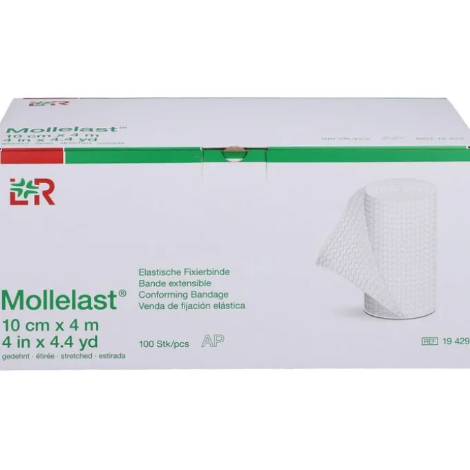 MOLLELAST Binden 10 cmx4 m weiß lose 100 St