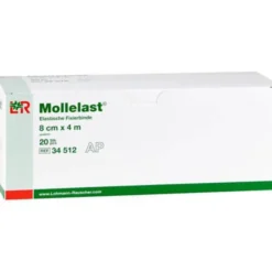 MOLLELAST Binden 8 cmx4 m weiß 20 St