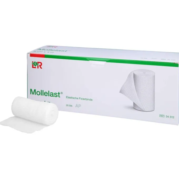MOLLELAST Binden 8 cmx4 m weiß 20 St