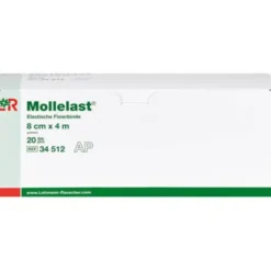 MOLLELAST Binden 8 cmx4 m weiß 20 St