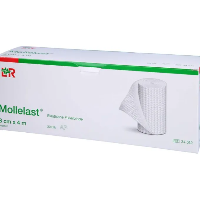 MOLLELAST Binden 8 cmx4 m weiß 20 St