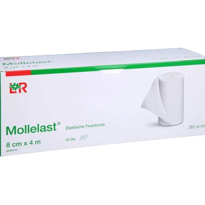 MOLLELAST Binden 8 cmx4 m weiß 20 St