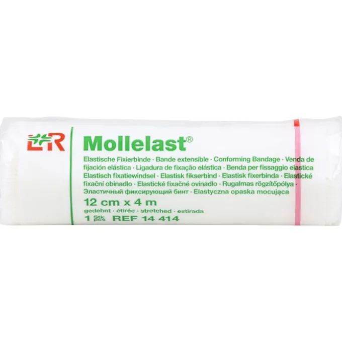 MOLLELAST Binden 12 cmx4 m weiß 1 St