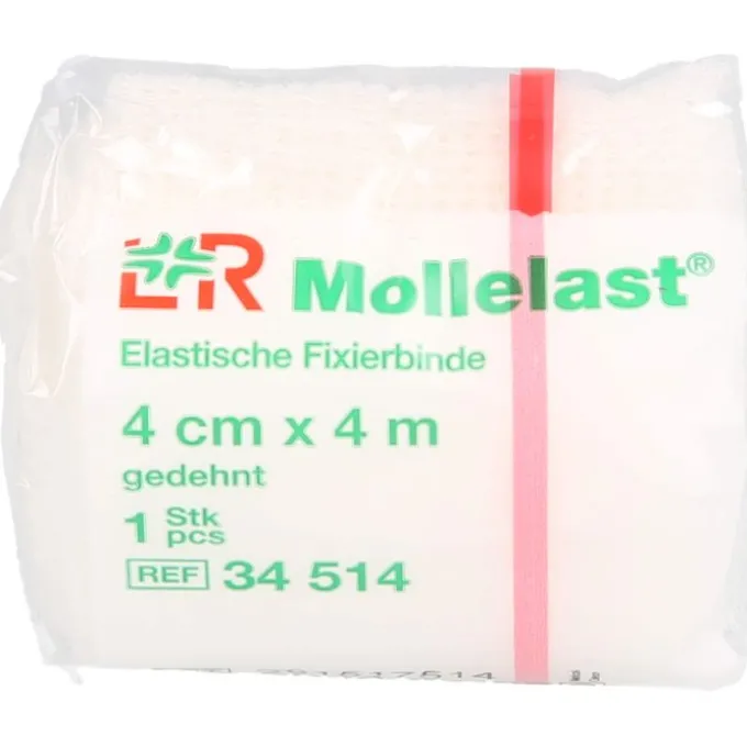 MOLLELAST Binden 4 cmx4 m weiß 1 St