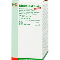 MOLLELAST haft Binden latexfrei 10 cmx4 m weiß 1 St