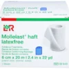 MOLLELAST haft Binden latexfrei 6 cmx20 m blau 1 St