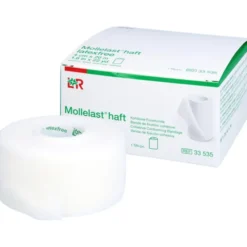 MOLLELAST haft Binden latexfrei 10 cmx20 m weiß 6 St